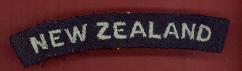 NEW ZEALAND  Royal Air Force WW2 cloth shoulder title