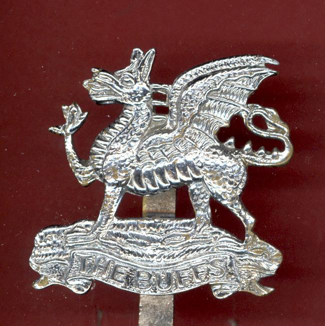 The Buffs Royal East Kent Regiment Regimental Police cap badge