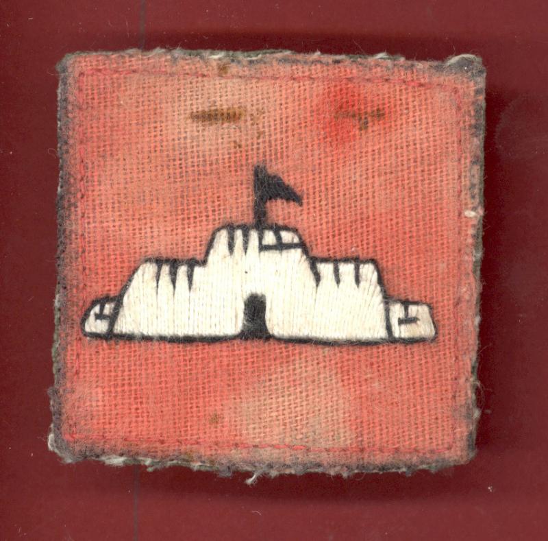 Indian Army Peshawar District WW2 cloth formation sign