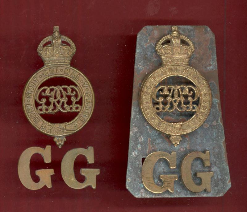 Grenadier Guards WW1 shoulder titles