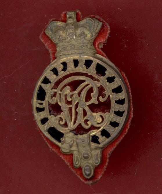 Royal Military College Sandhurst Victorian Staff glengarry badge.