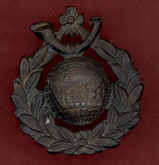 Royal Marines Light Infantry WW1  cap badge