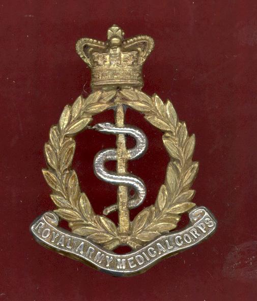 Royal Army Medical Corps Victorian Officer cap badge