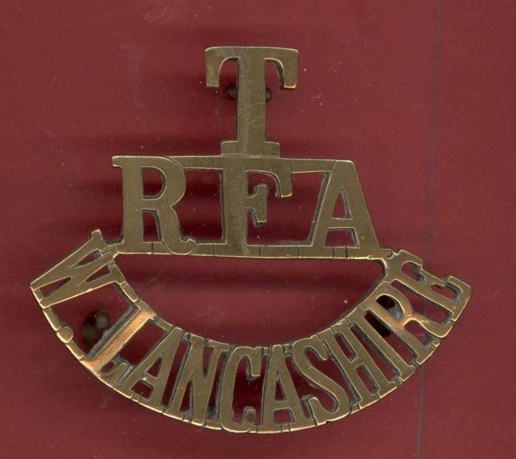 T / RFA / W.LANCASHIRE shoulder title