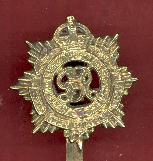 Royal Army Service Corps WW2 Indian made cap badge