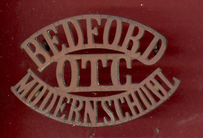 BEDFORD / OTC / MODERN SCHOOL   shoulder title