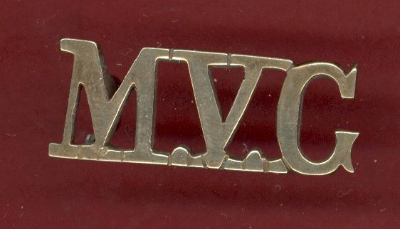 Indian Army Madras Volunteer Guard shoulder title