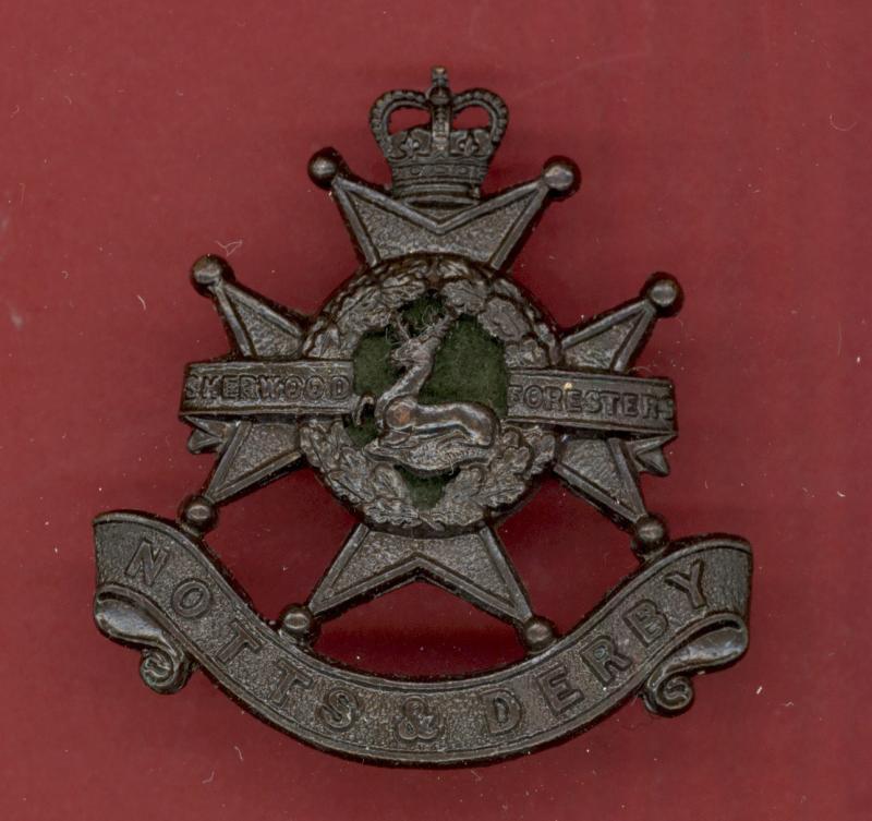 The Sherwood Foresters Notts & Derby Regt. EIIR Officer's OSD cap badge