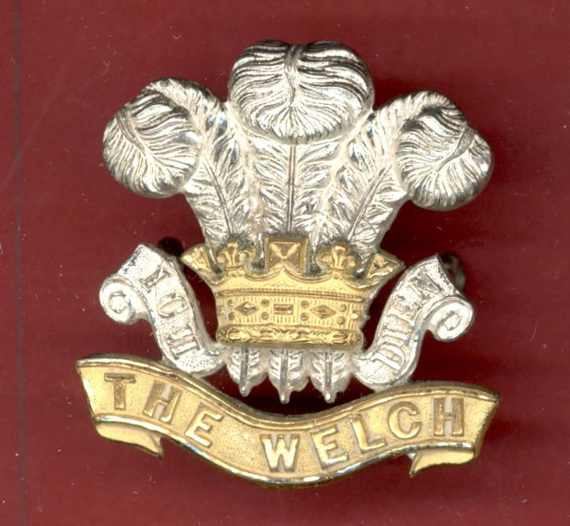 The Welch Regiment WW2 Officer's cap badge