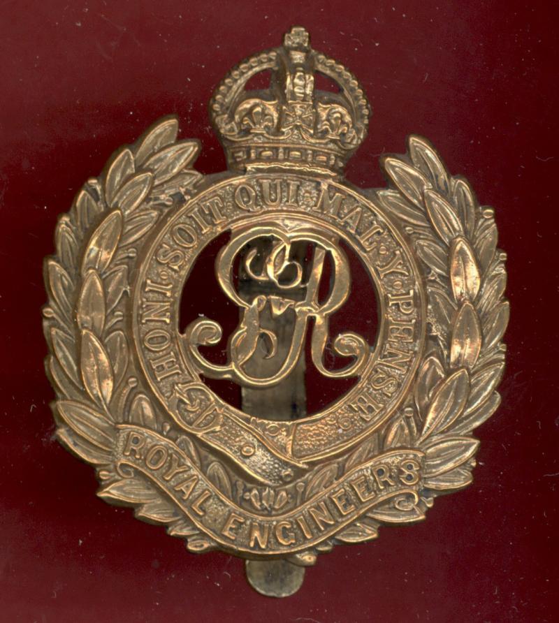 Royal Engineers WW1 OR's cap badge