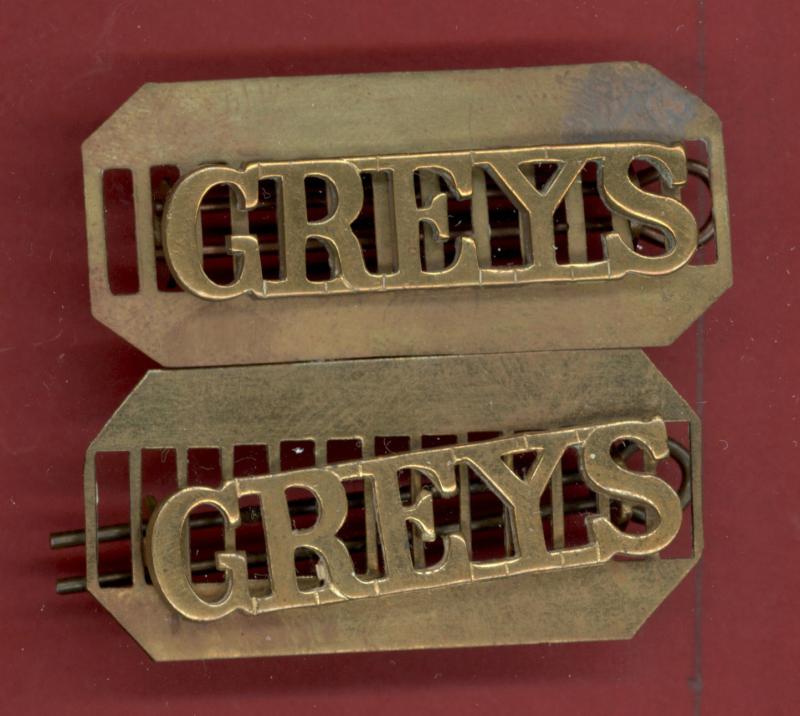 GREYS Royal Scots Greys OR's shoulder titles