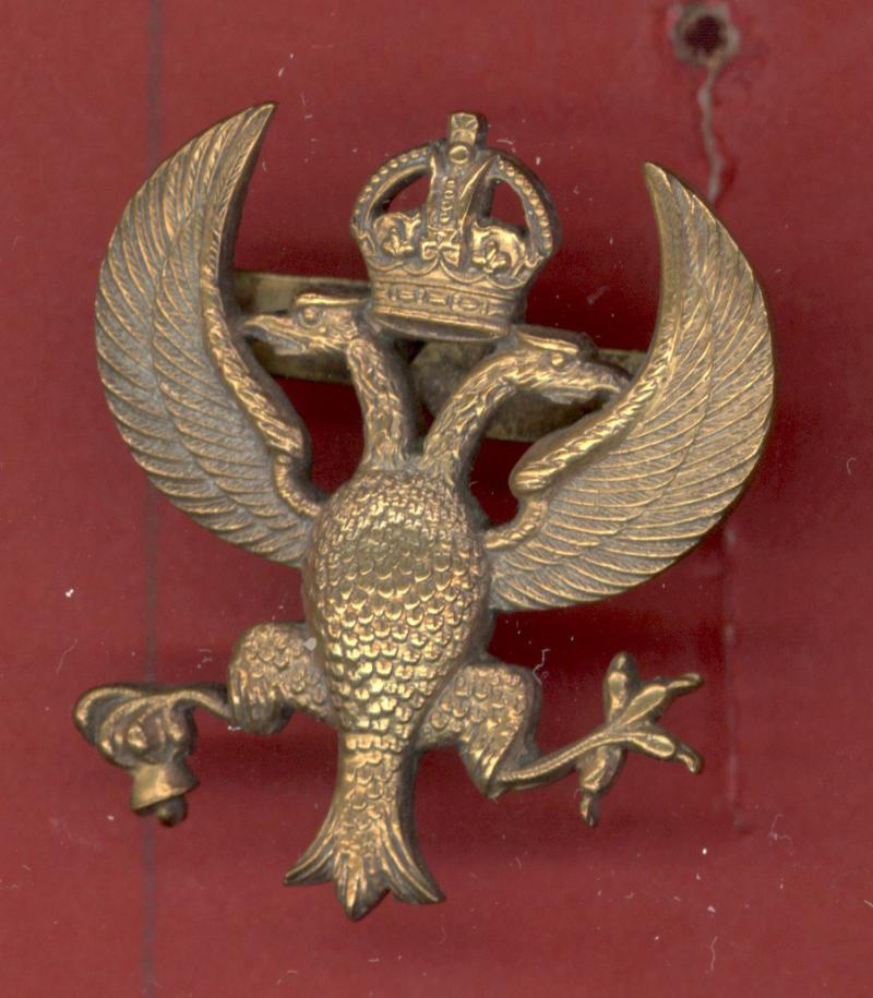 Scottish The Lanarkshire Yeomanry Officer's cap badge