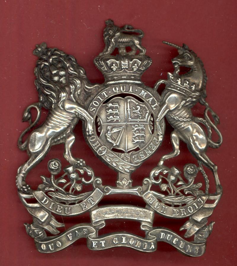 Engineer Volunteers Victorian Officer's helmet plate