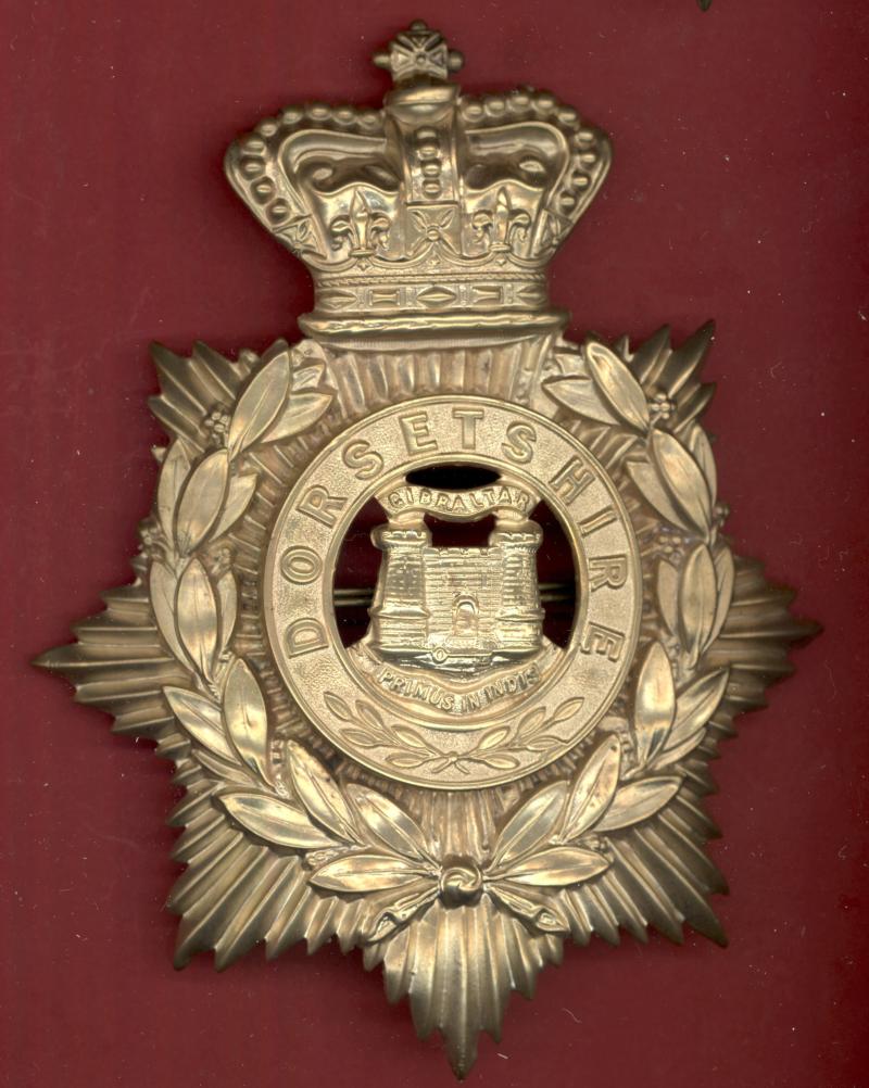 The Dorsetshire Regiment  Victorian NCO's helmet plate