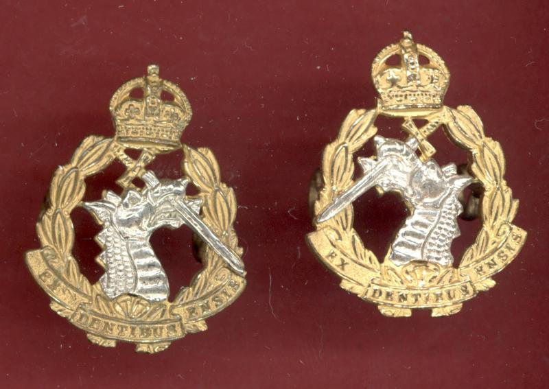 Royal Army Dental Corps Officer's dress collar badges