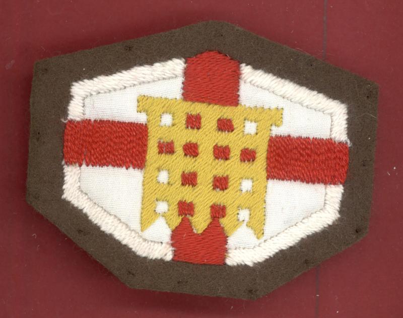 Home Counties Training Brigade cloth formation sign