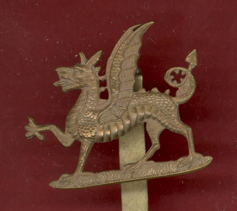 1st Bn. The Monmouthshire Regiment WW1 OR's cap badge