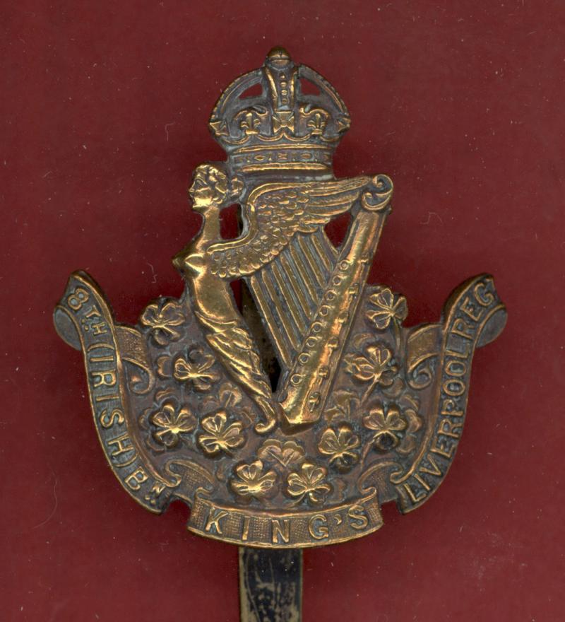 8th (Irish) Bn. King's Liverpool Regt. OR's cap badge