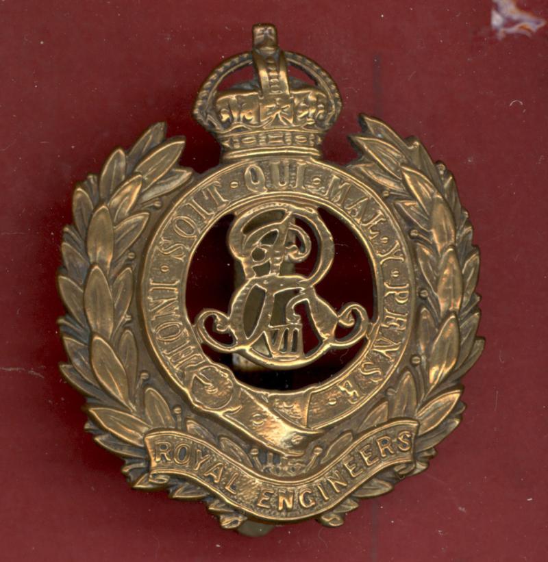 Royal Engineers EDVII OR's cap badge