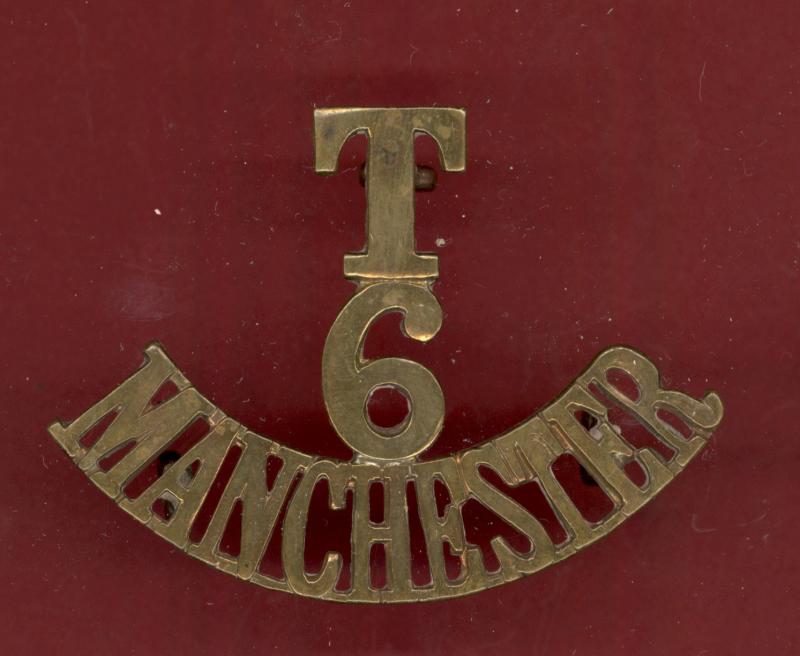 T / 6 / MANCHESTER Manchester Regiment. WW1 shoulder title