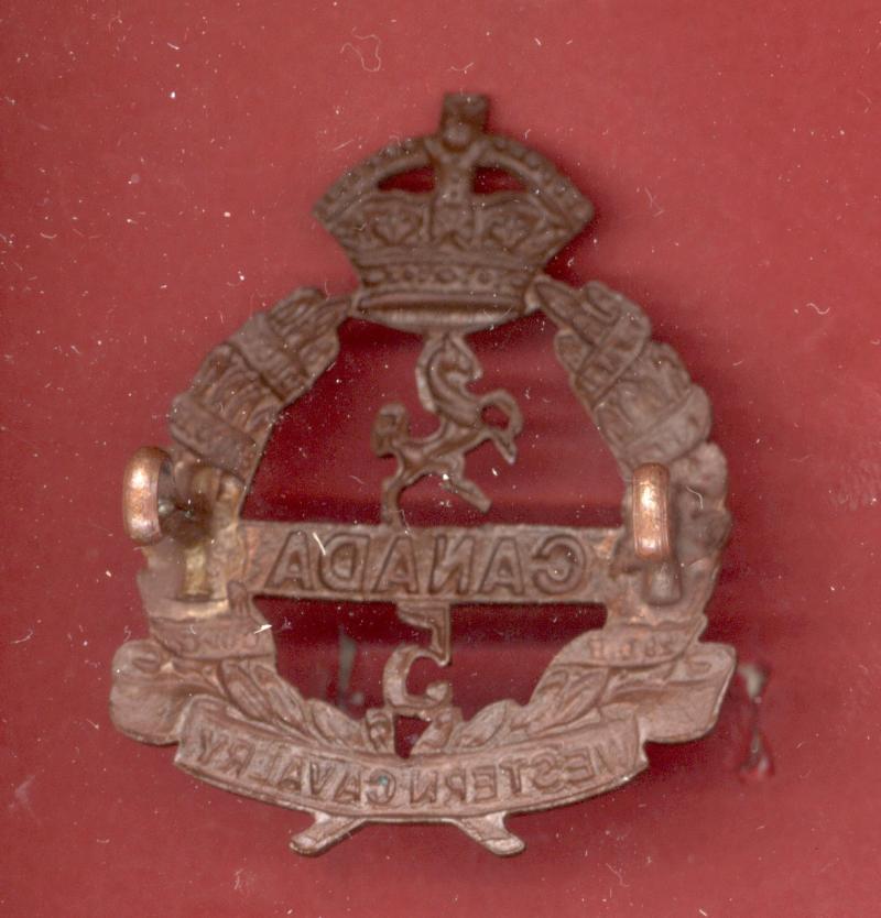 Canadian 5th Western Cavalry Bn. WW1 CEF cap badge
