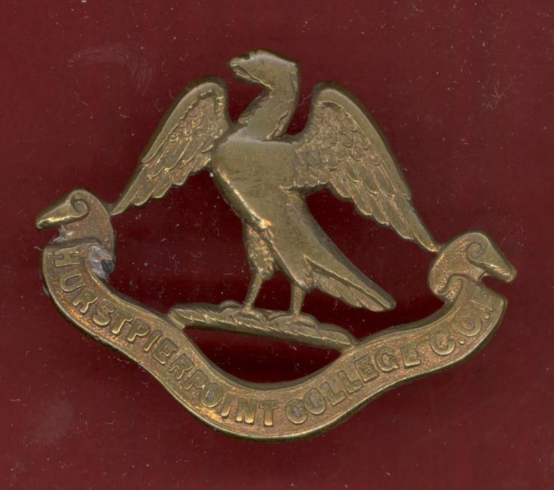 Hurstpierpoint College C.C.F. cap badge