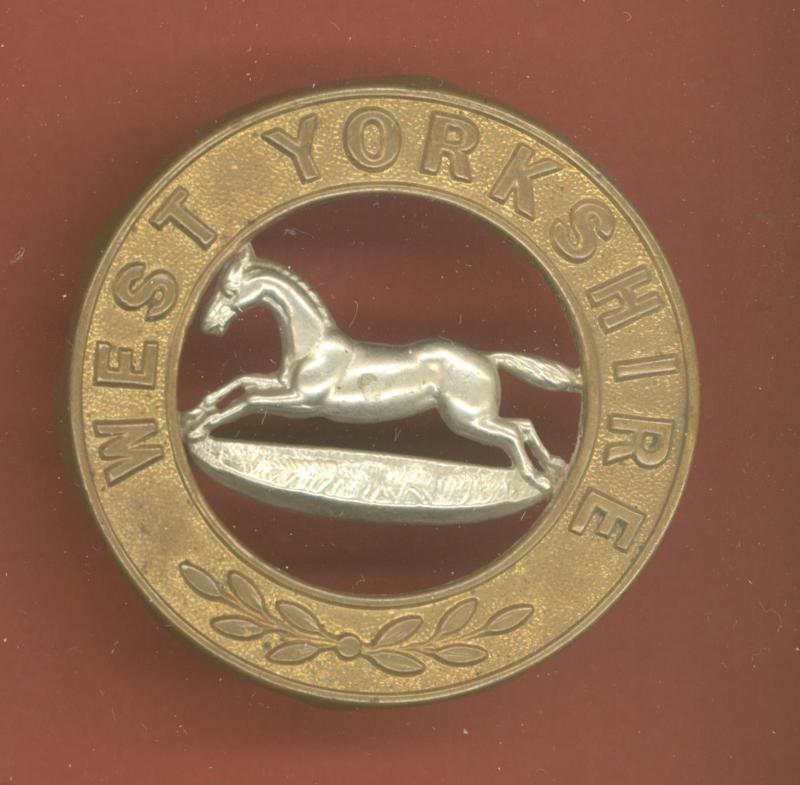 The West Yorkshire  Regiment Victorian helmet plate centre