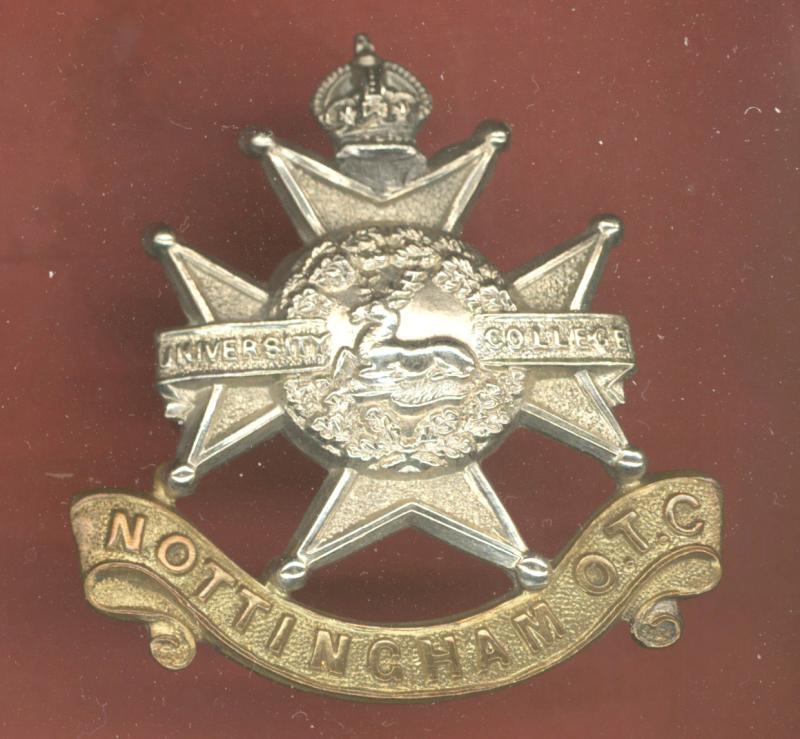 Nottingham University OTC cap badge