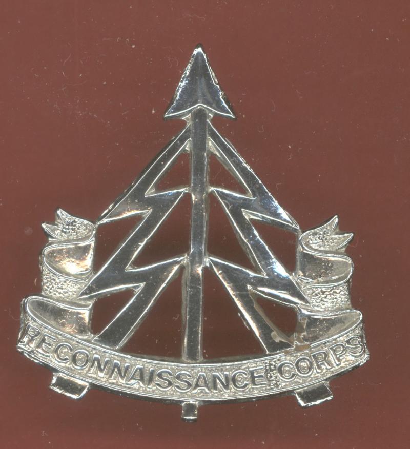 Reconnaissance Corps chrome cap badge