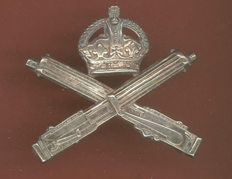 WW1 Machine Gun Corps Officer's cap badge