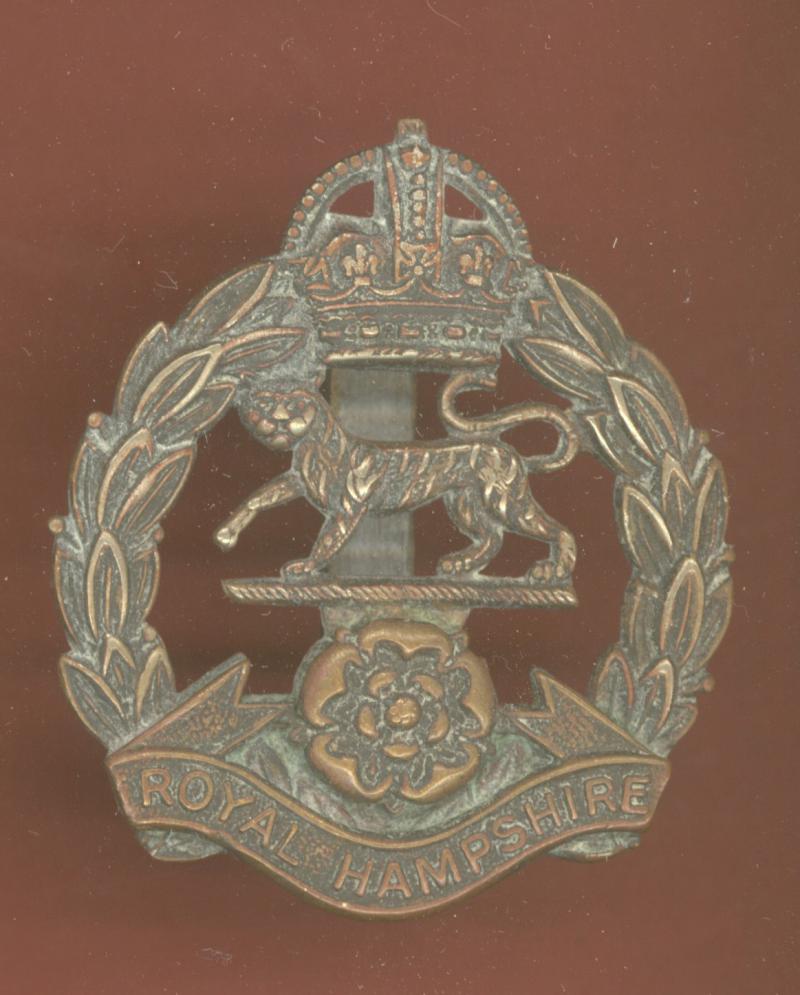 Royal Hampshire Regiment OR's cap badge
