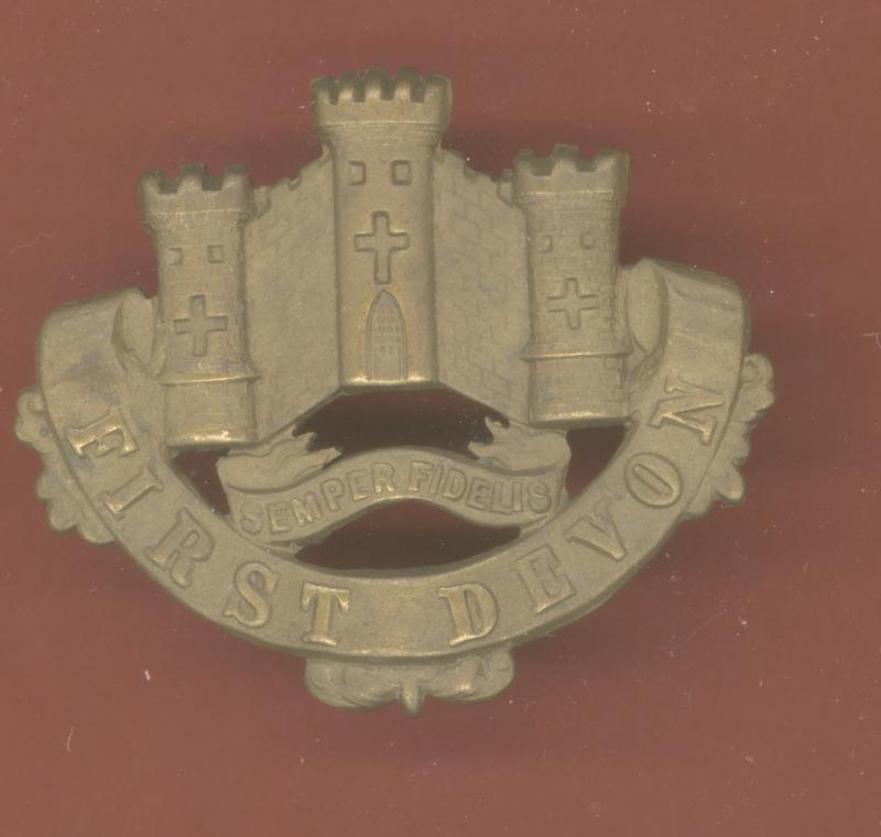 First Devon Militia Victorian Glengarry Badge
