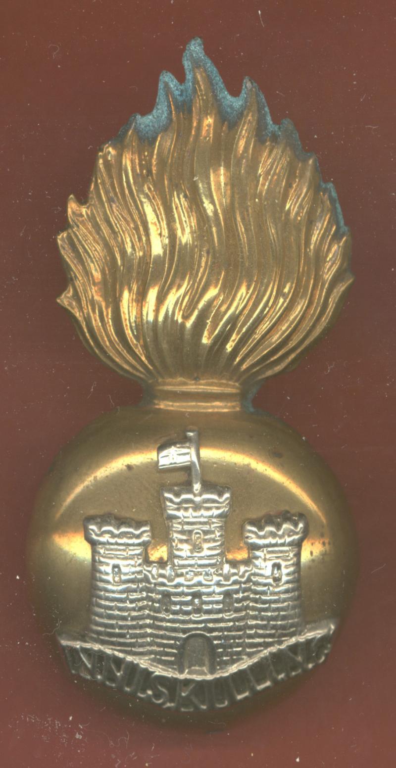 Irish Royal Inniskilling Fusiliers Victorian Officer's pagri badge