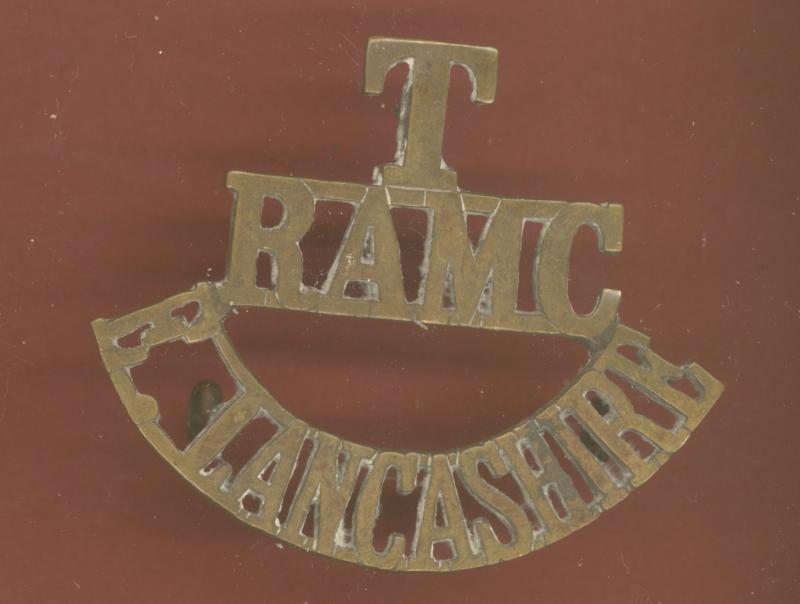 T / RAMC / E.LANCASHIRE WW1 shoulder title