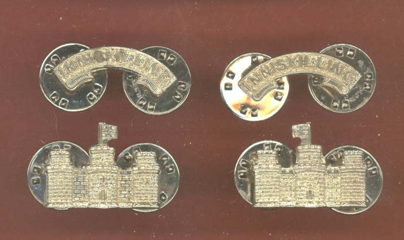 The Royal Irish Regiment Officer's collar badges