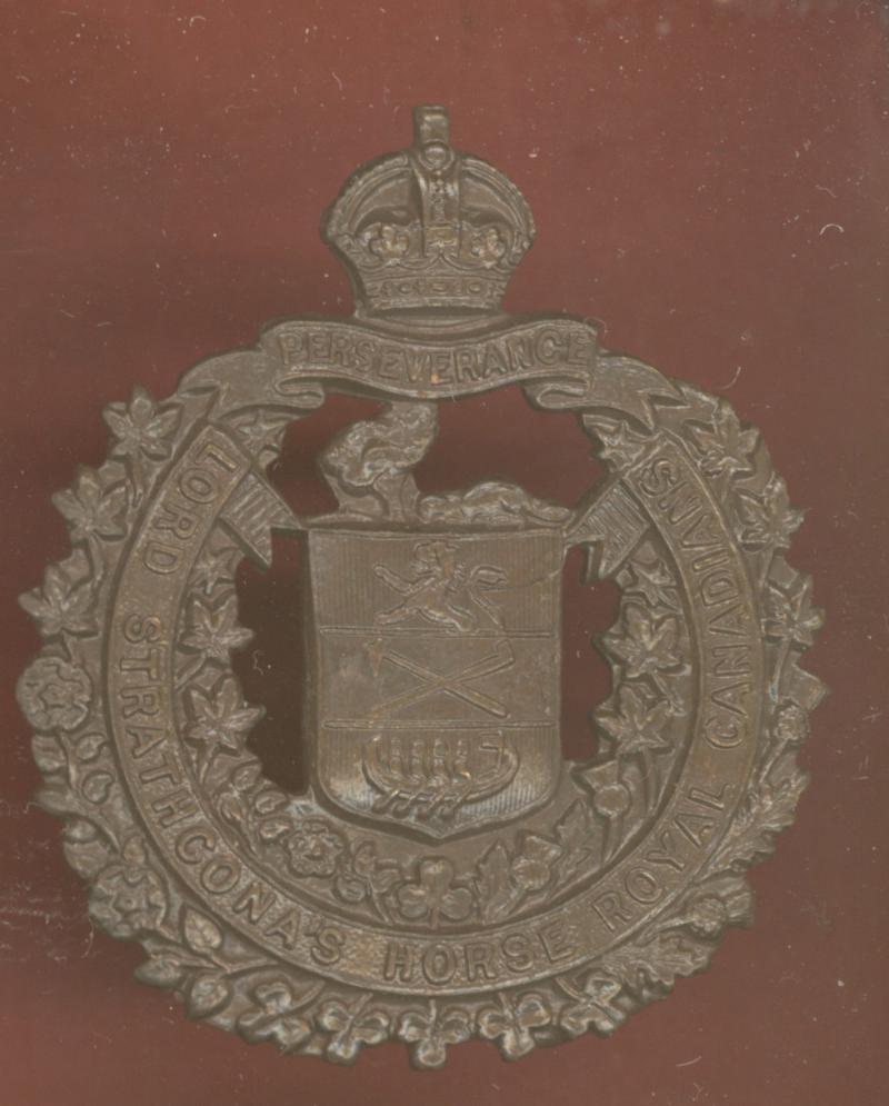 Canadian Lord Strathcona's Horse WW1 CEF cap badge