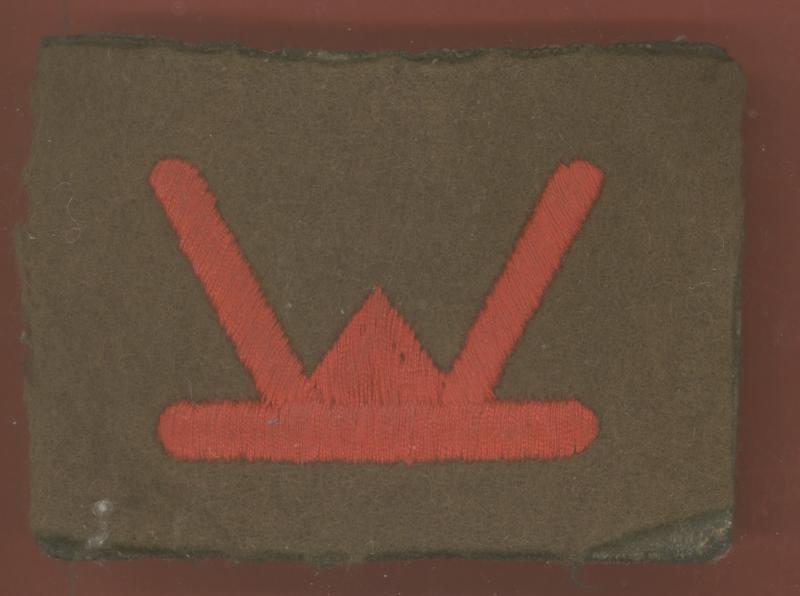 53rd Welch Infantry Division cloth formation sign