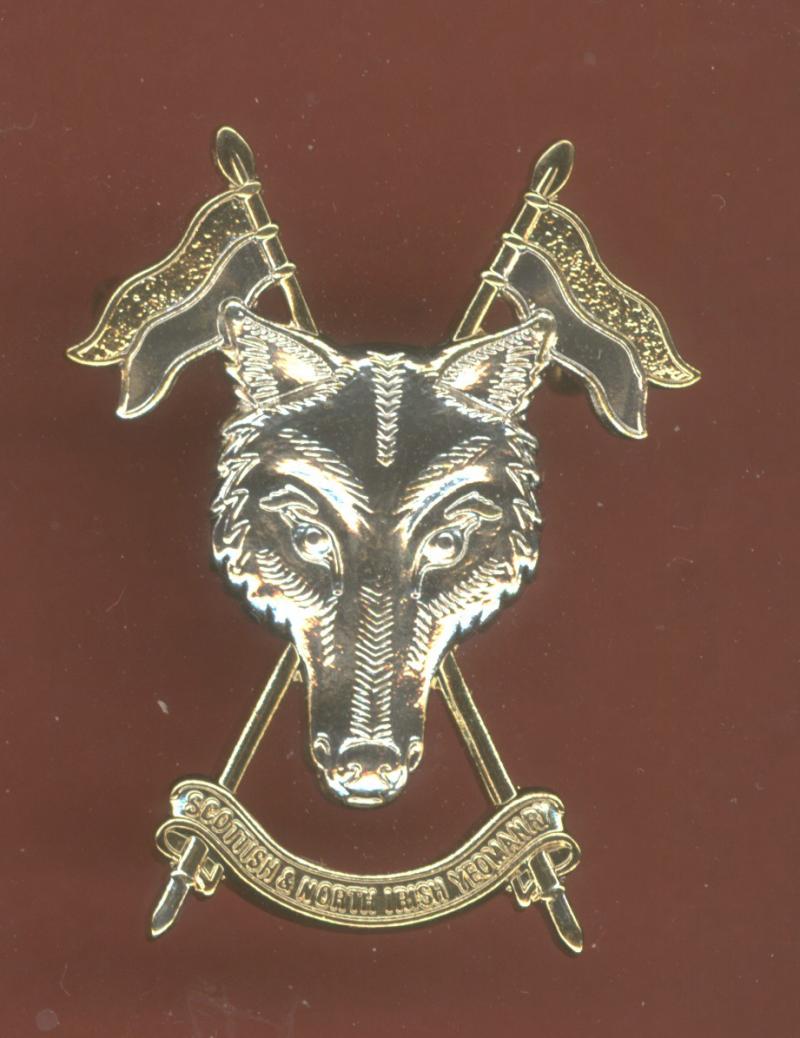 The Scottish & North Irish Yeomanry  beret badge