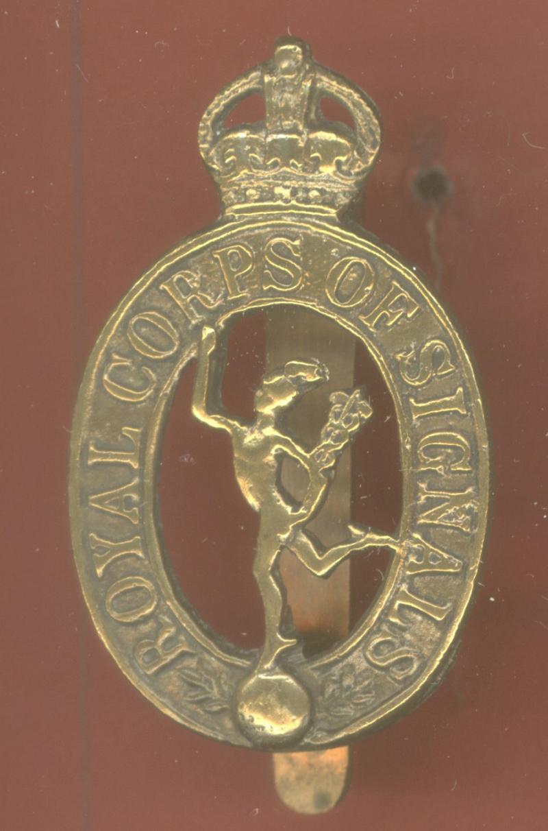 Royal Corps of Signals WW2 Indian made cap badge