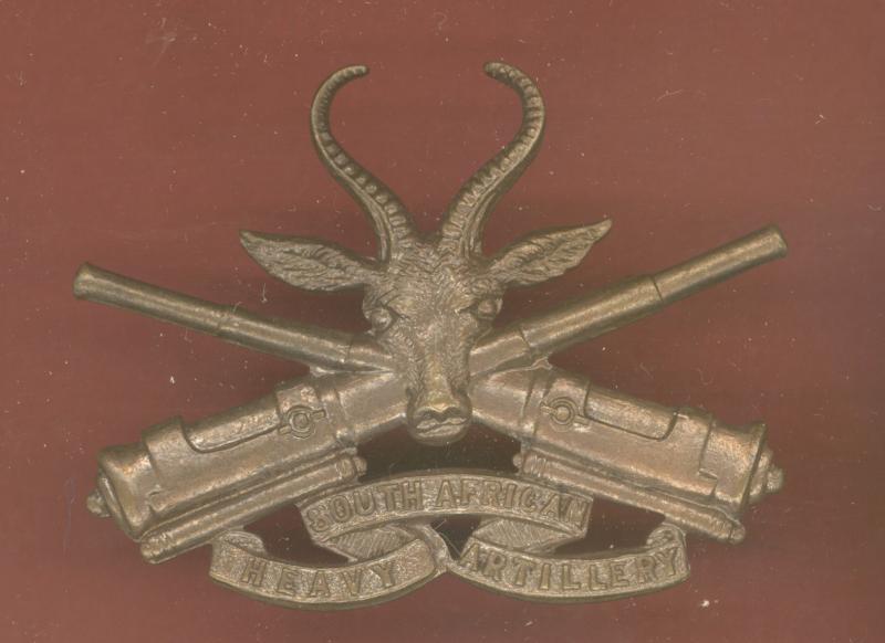 South African Heavy Artillery WW1 cap badge