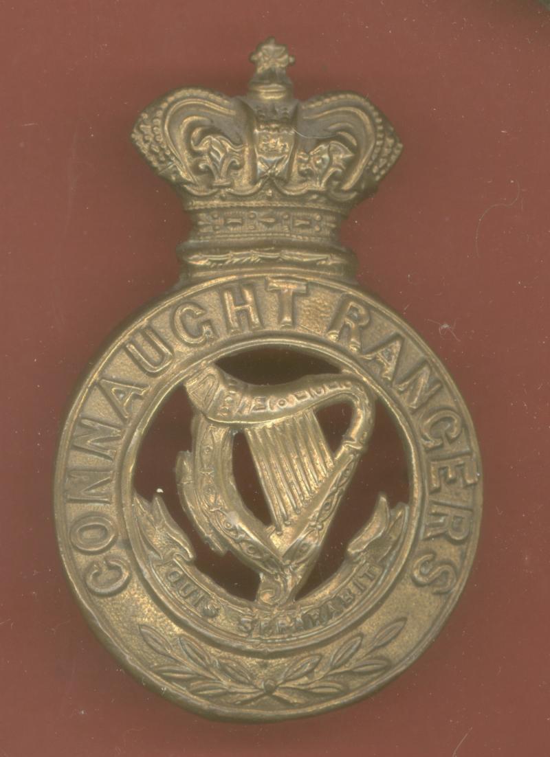 Irish The Connaught Rangers Regiment Victorian OR's glengarry badge