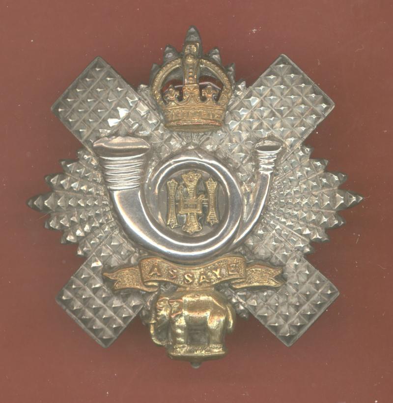 Scottish Highland Light Infantry Officer's shako / glengarry badge