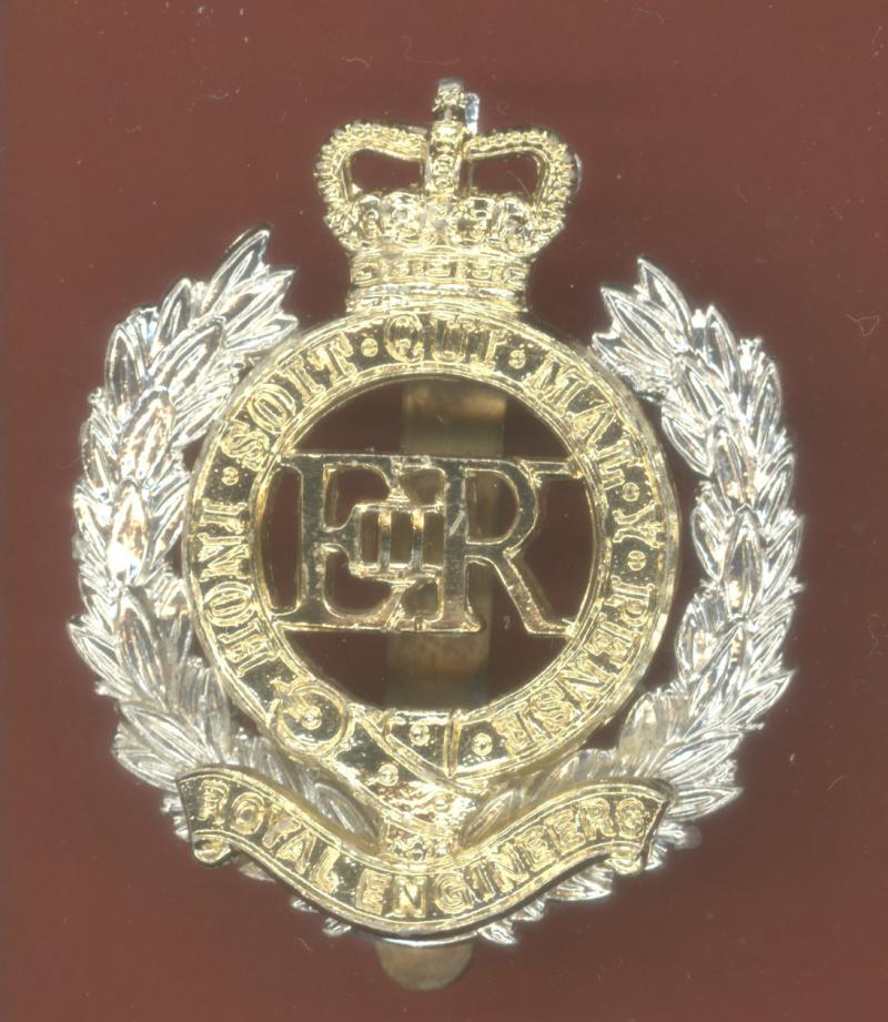 Royal Engineers staybright cap badge