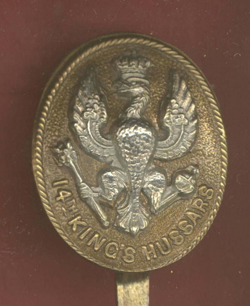 14th King's Hussars WW1 OR's cap badge