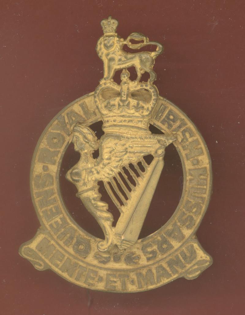 Queen's Royal Irish Hussars Piper's Caubean badge