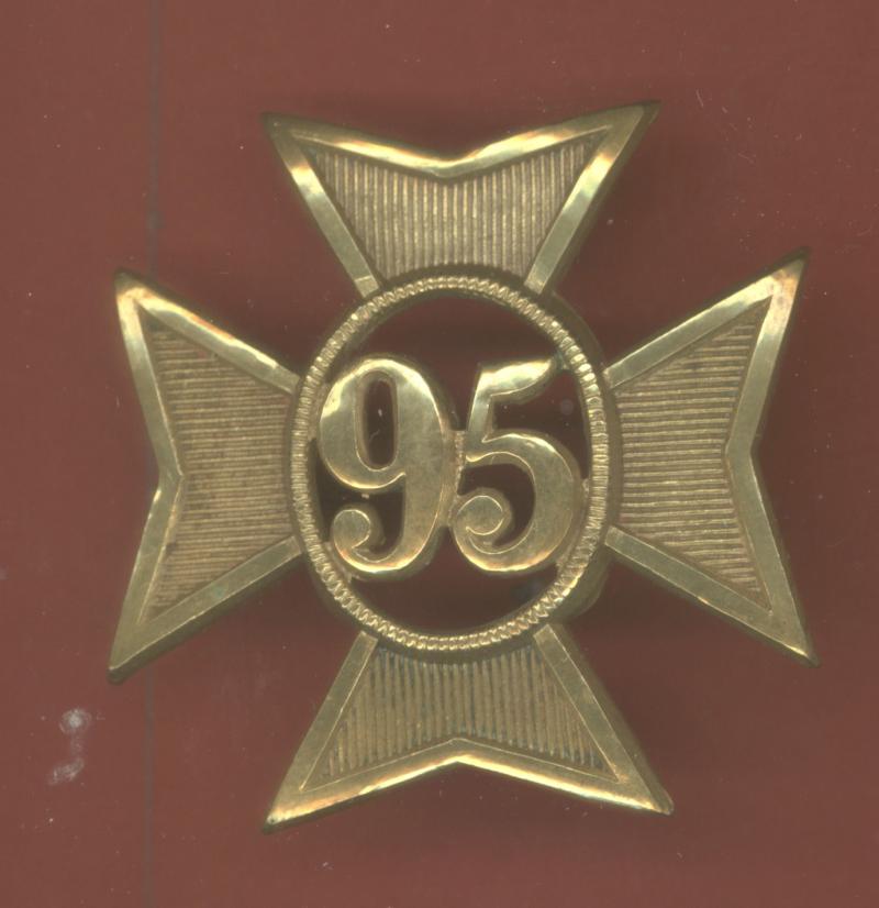 95th (Derbyshire) Regiment of Foot OR’s glengarry badge