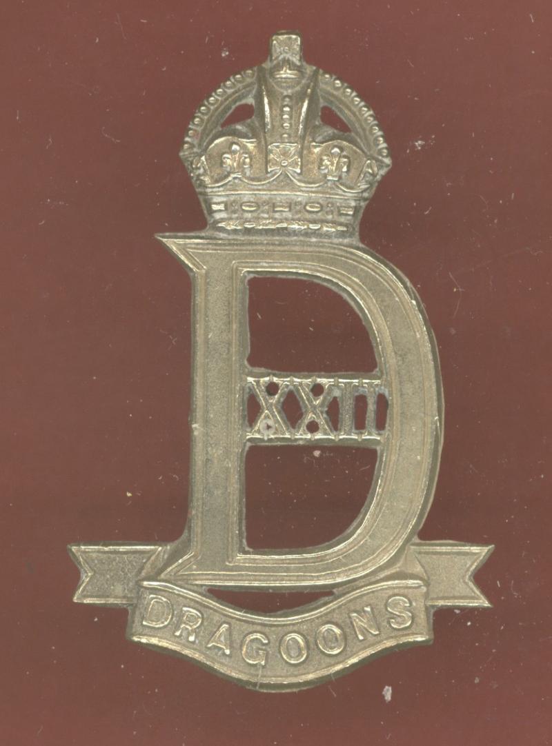 22nd Dragoons WW2 OR's  badge