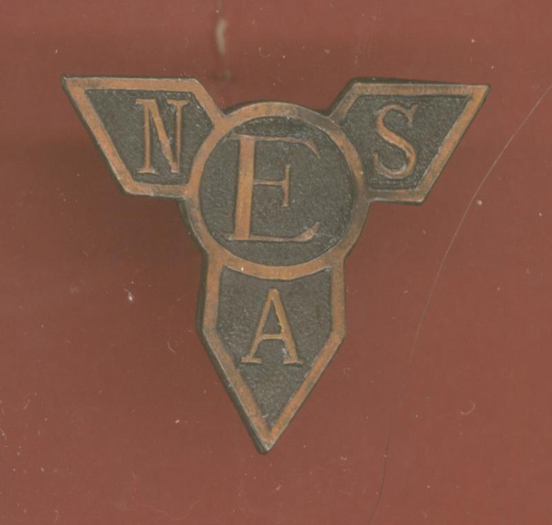 E.N.S.A. Entertainments National Service Association WW2  cap badge.