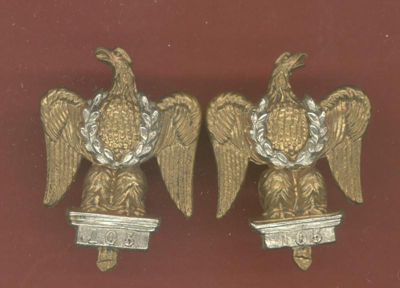 1st Royal Dragoons OR's collar badges.