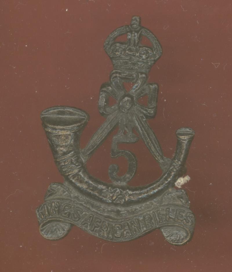 5th King's African Rifles Head-dress badge